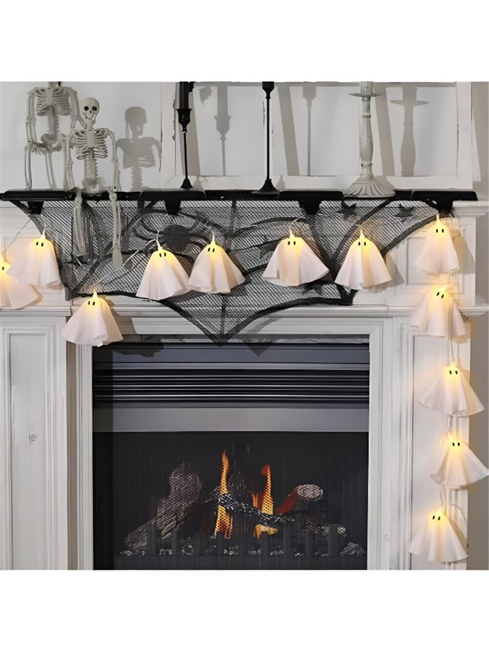 Halloween Decoration-Light Up Ghost Garland